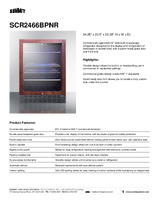 SUM-SCR2466BPNR-Spec Sheet
