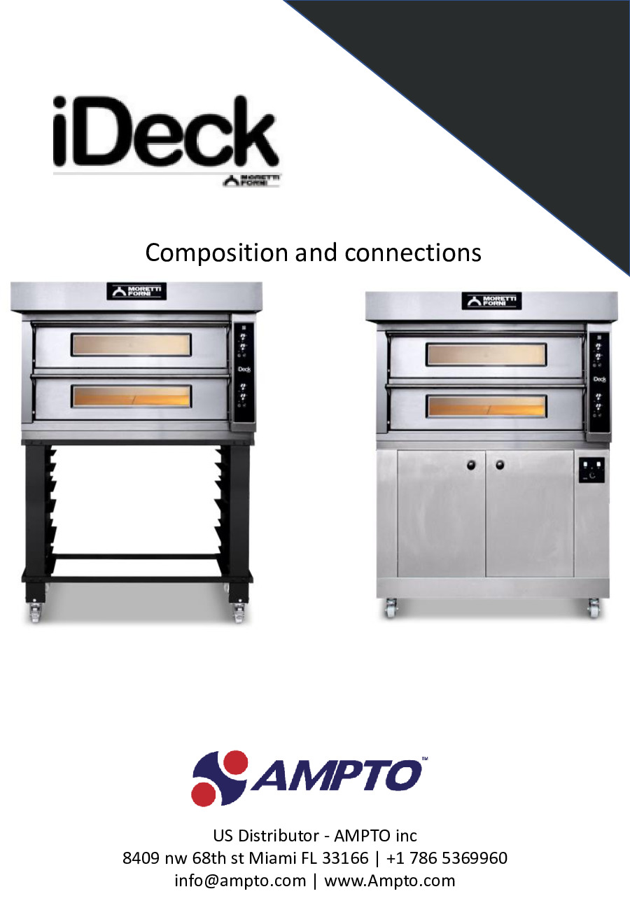 AMPTO L 105.105/100 Electric Countertop Pizza Bake Oven