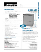 CHA-UH330ADA-Spec Sheet