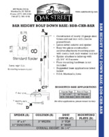 OAK-BDB-CHR-BAR-Spec Sheet